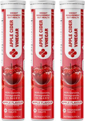 NECON HEALTHCARE Apple Cider Vinegar Tablets With Mother Acv Effervescent Tablets
