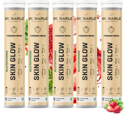 DR. HARLE L-Glutathione Skin Glow Tablets with Vitamin C, ALA Grape Seed & L-arginine