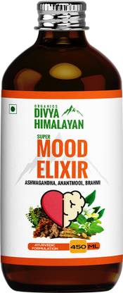 Divya Himalayan Super Mood Elixir With Ashwagandha,Anantmool & Brahmi Promotes Positive Attitude