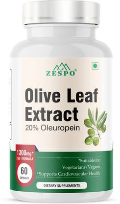 ZESPO Olive Leaf & Fruit Extract- Oleuropein & Hydroxytyrosol - Heart & Immune Support