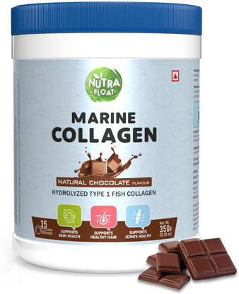 NUTRAFLOAT Marine Collagen powder For Women And Men | Hydrolysed Type I Fish Collagen.