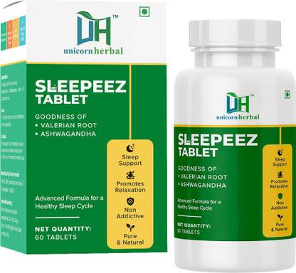 UNICORN HERBAL Sleepeez Non habit Sleeping Pills For Improved and Healthy Deep Sleep