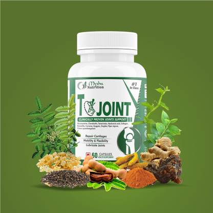Mysha Health World TOJOINT For Joint Strength, Mobility, & Flexibility With Glucosamine & Boswellia