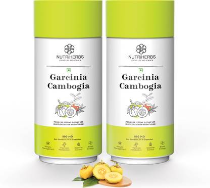 Nutriherbs Garcinia Cambogia Capsule | Weight Loss & Fat Burner Supplement for Men & Women