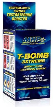 PROMPT NUTRITION Maximum Human Performance T-Bomb 3Xtreme, Testosterone Booster - 168 Count