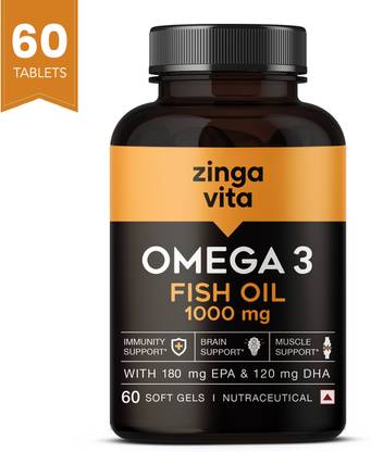 Zingavita Omega 3 Fish Oil Capsule Mercury Free Formula