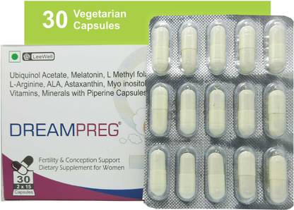 dreampreg Female Fertility Support Supplement with CoQ10 and minerals