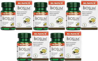SUNOVA Bioslim- Weight Management Formula 60 Tablets x Pack of 5
