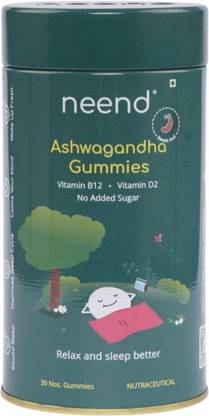 neend Ashwagandha Gummies|Reduce Stress & Anxiety| Sugar Free|Energy & Immunity