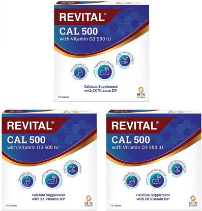 Revital CAL 500 with Vitamin D3 500 IU Tablets