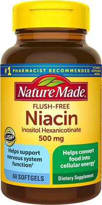 Nature Made Niacin Inositol Hexanicotinate 500MG