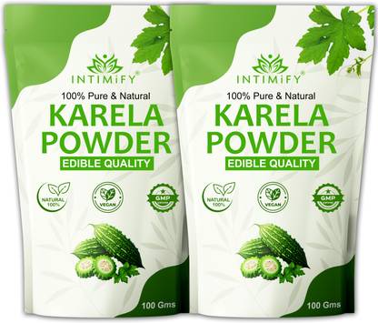 INTIMIFY Karela Powder | For Diabetes Control | Cleanse Liver | Support Heart Health |