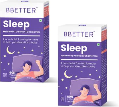 BBETTER Sleep - Melatonin | Valerian | Chamomile -Tablets