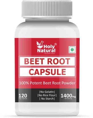 Holy Natural Beetroot Capsule - 120 Veggie Caps