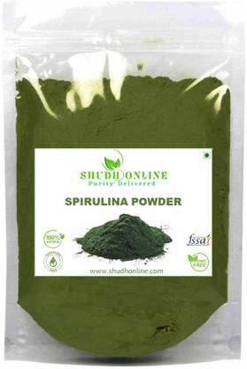 Shudh Online Pure Spirulina Powder Organic, Spriluna, Immunity, Spirolina Superfood, Smoothie