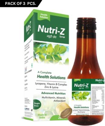 Nutri-Z Health Tonic for Men & Women for Nutritional Supplement (Mint Flavor)