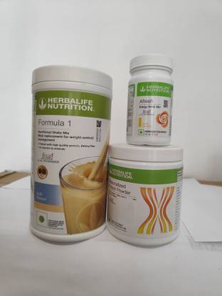 HERBALIFE Weight loss shake kulfi 500G protein 200G aGnd afresh Lemon 50