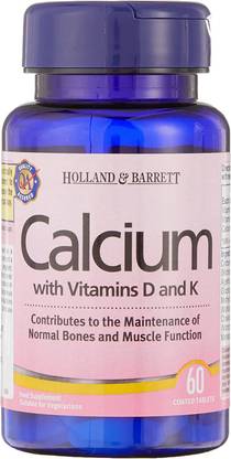 Holland & Barrett Calcium & Magnesium 60 Tabs