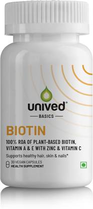 Unived Basics Biotin - 30 Capsules