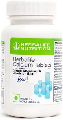 Herbalife Nutrition Calcium Tablets For Stronger Bones With Magnesium, Vitamin D (60 Tablets)