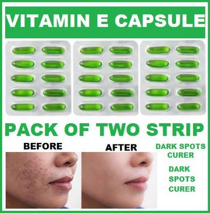 gementis PHARMA VITAMIN E 400 I.U SPECIFIC FOR DARK SPOTS REMOVER (2*10CAPSULES)