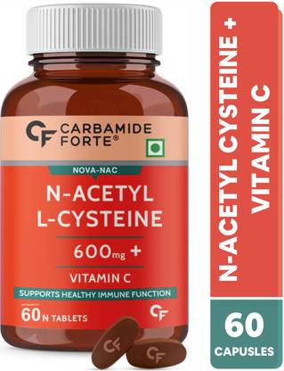 CF N Acetyl Cysteine Tablets 600mg Supplements with Vitamin C 80mg | NAC Supplement