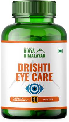 Divya Himalayan Drishti Eye Care With Omega 3, Vitamin B12, Vitamin A, E & Ginkgo Biloba Extract