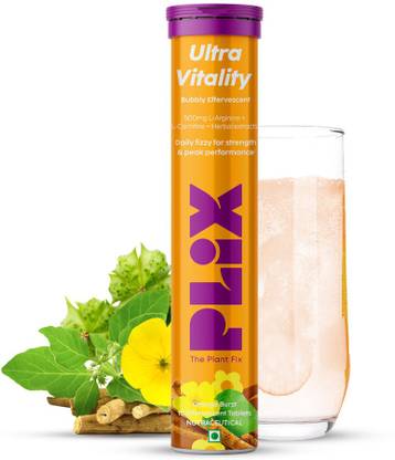 The Plant Fix Plix Ultra Vitality For Vigour, Performance & Strength With Ashwagandha, Safed Musli