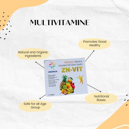 MEDRICH ZN VIT MULTIVITAMINE CAPSULE PACK OF 3
