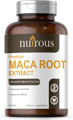 Nutrous Maca Root Tablets Enriched with Maca Root Extract (K68)
