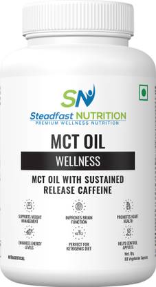Steadfast NUTRITION MCT Oil With Sustained Release Caffeine