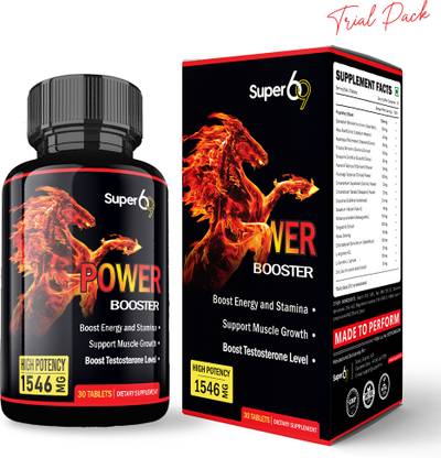 Super69 Power Booster Tablet for Ultra Boost of Testosterone Extra Stamina & Performance