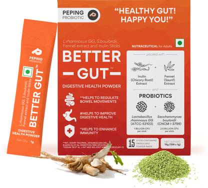 Peping Better Gut Prebiotic & Probiotic for enhanced digestion & immunity