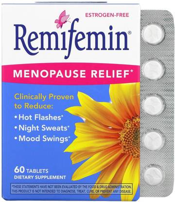 Nature's Way Remifemin, Menopause Relief, 60 Tablets