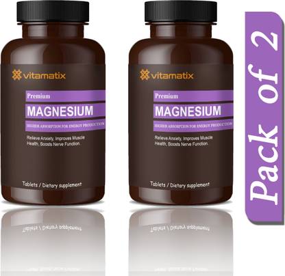 Vitamatix Chelated Magnesium Glycinate Citrate Tablets (D210)