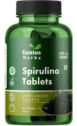Genius Herbs Spirulina Tablets