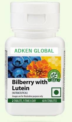 ADKEN GLOBAL Bilberry with Lutein (Improves Eye Health)