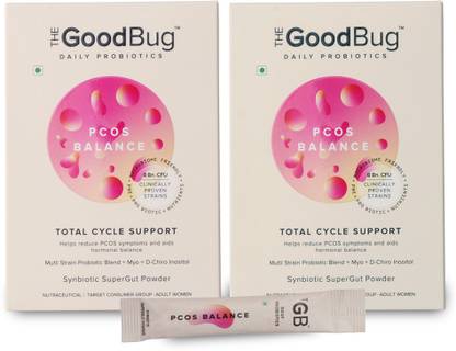 The Good Bug PCOS Balance Probiotic For Hormonal Balance Berry Flavoured Powder