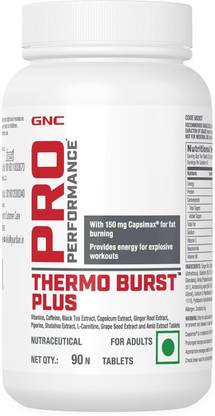 GNC PRO PERFORMANCE THERMO BURST PLUS WITH 150 MG CAPSIMAX