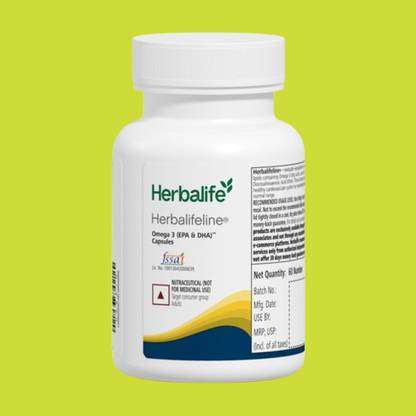 HERBALIFE Herbalifeline Omega 3 Fatty Acids Fish Oil -.