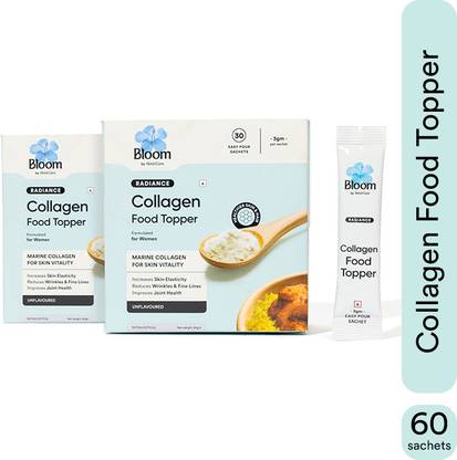 Bloom Collagen Powder + Peptide Easy Pour Sticks