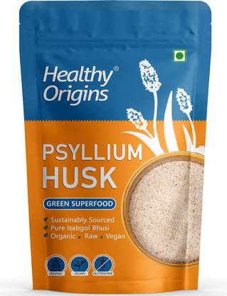 Healthy Origins Psyllium Husk (Sat isabgol Bhusi) Whole Isabgol Husk-100g