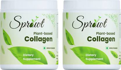 Sprowt Plant Based Collagen Supplement for Glowing Skin - Contain Amla, Vit C and Guava