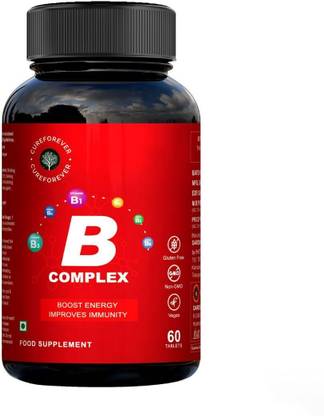 CureForever B-Complex with Biotin-Energy, Immunity, Metabolism & Nerve Support