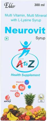 NEUROVIT A to Z Syrup – Multivitamin & Multimineral Supplement for All Ages