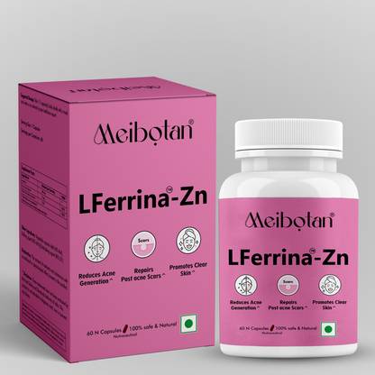 MEIBOTAN Lactoferrin with Zinc and Vitamin E for Men & Women