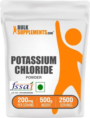 BulkSupplements Potassium Chloride Powder - Potassium Supplement