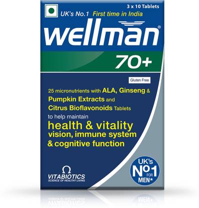 wellman 70+ Multivitamin Health Supplement For Men
