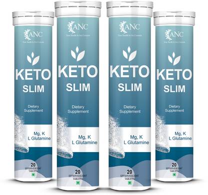 ANC Keto Slim For Weight Loss With Effervescent Water Soluble Pack of 4