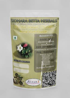 SIDHARA BETTA HERBALS Coccinia Grandis Aerial Part Powder | Thonde Plant Powder